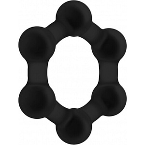 NO. 82 WEIGHTED COCK RING NEGRO