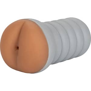 RIBBED GRIPPER TIGHT MASTURBADOR ANO - MARRÓN