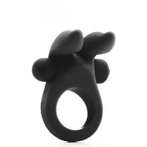 ANILLO PARA EL PENE CON VIBRACION CONEJITO NEGRO