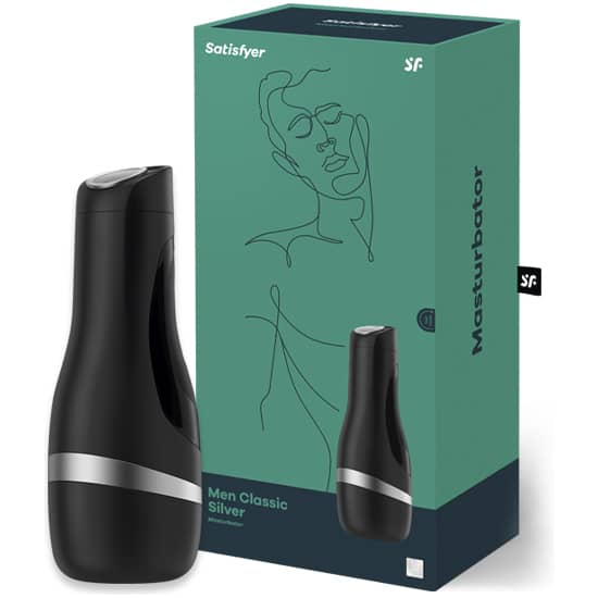 SATISFYER MASTURBADOR MEN CLASSIC PLATA