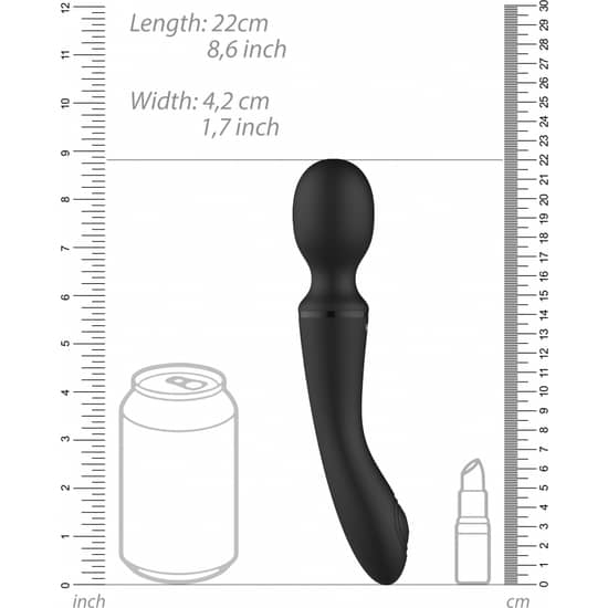 ENORA - VARITA Y VIBRADOR - NEGRO - Imagen 4