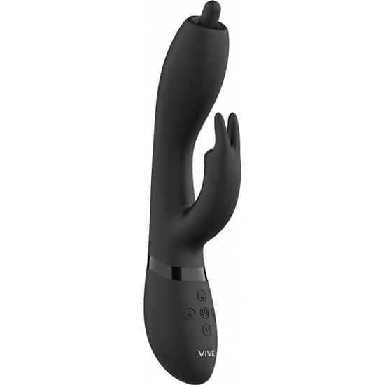 VIVE - CONEJITO VIBRADOR PUNTO G - NEGRO