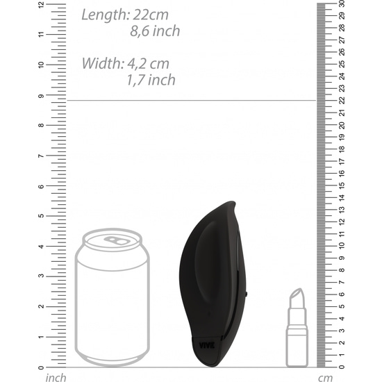 VIVE- ESTIMULADOR CLITORIS - NEGRO - Imagen 4