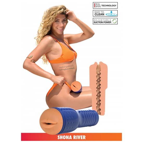 SHONA RIVER PORNSTAR MASTURBADOR - BOCA