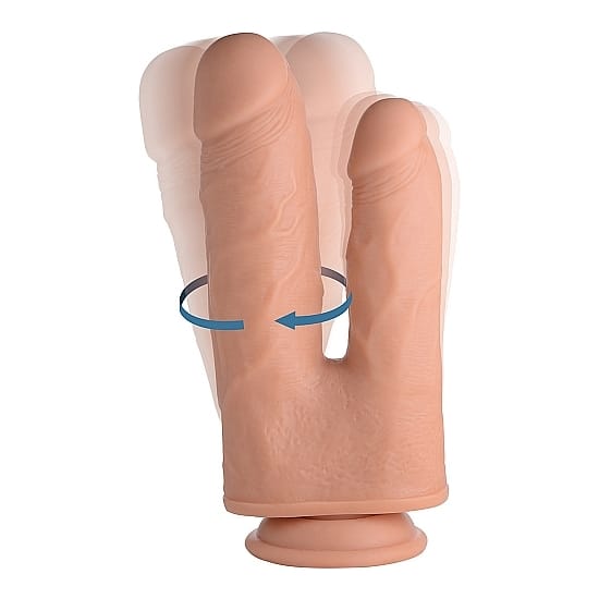 PENE REALÍSTICO DOBLE CON VIBRADOR 10 VELOCIDADES - Imagen 4